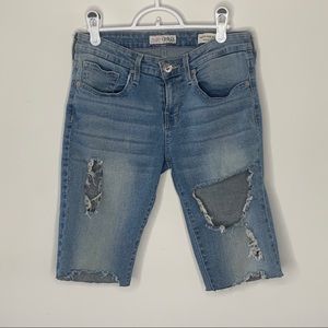 Jean cut off shorts